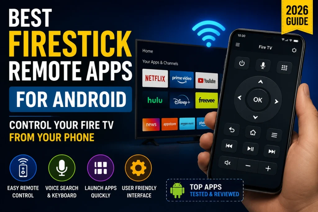 Best Firestick Remote Apps for Android: Control Your Fire TV from Your Phone