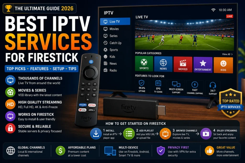 Best IPTV Services for Firestick: How to Choose the Right Provider (2026)