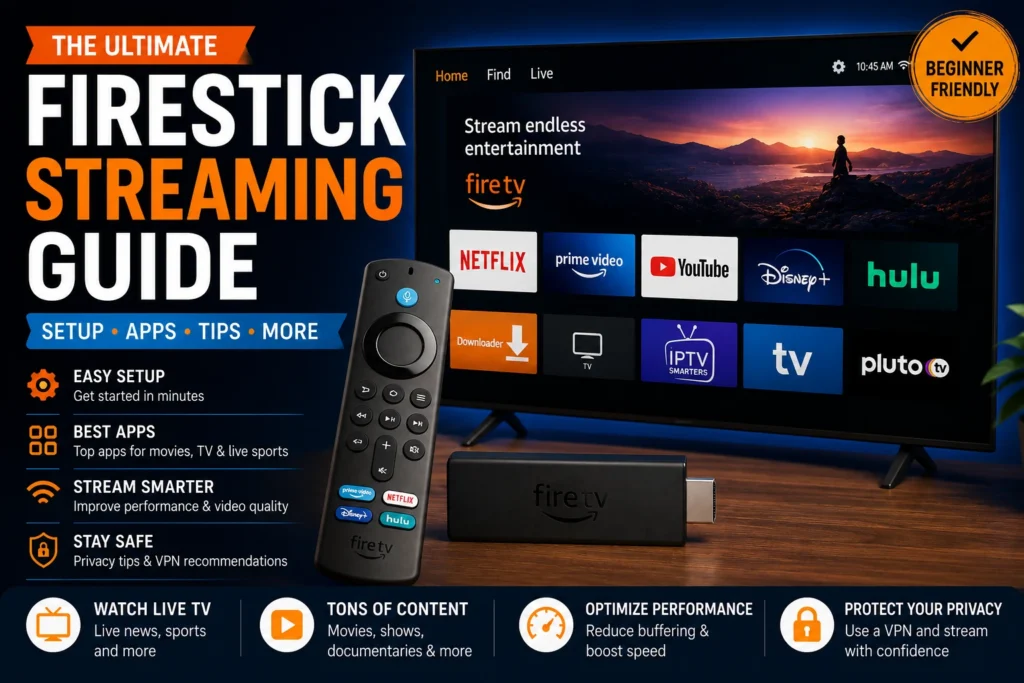 Firestick Streaming Guide 2026: Best Apps, Setup & Expert Tips