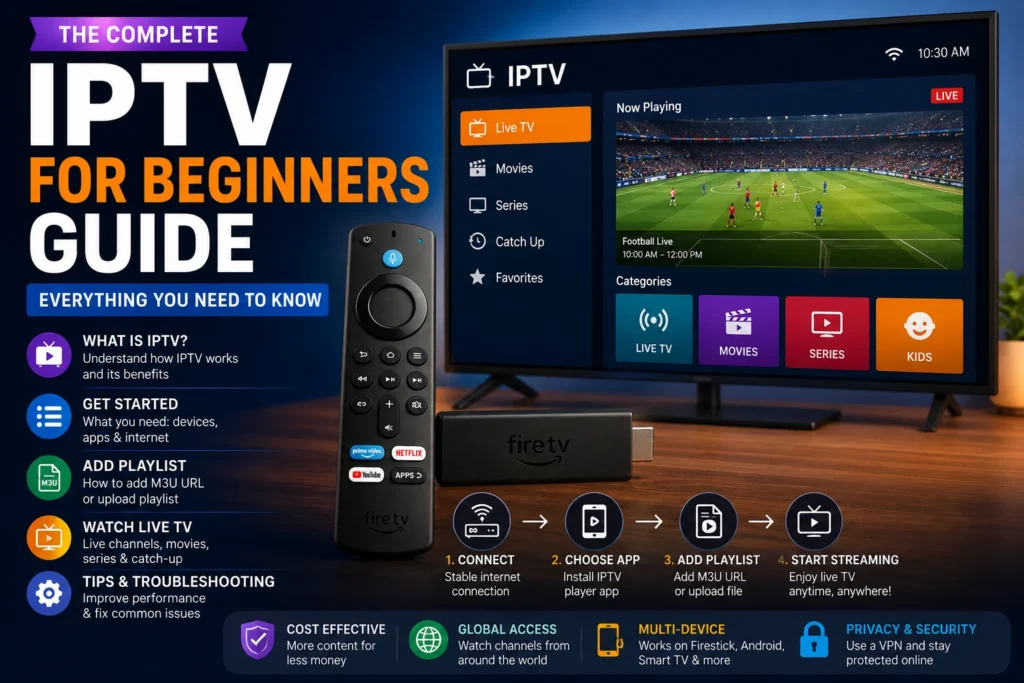 IPTV for Beginners: How to Start Streaming Live TV in 2026