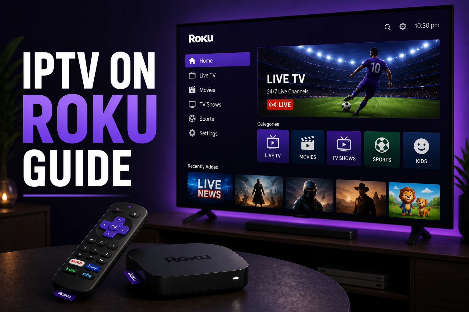 IPTV on Roku: Complete Guide to Streaming Live TV (2026)