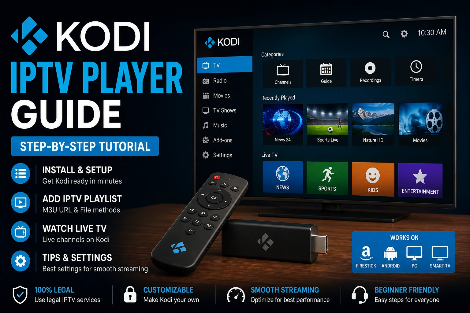 Kodi IPTV Player: The Complete Guide to Setup, Features & Streaming (2026)